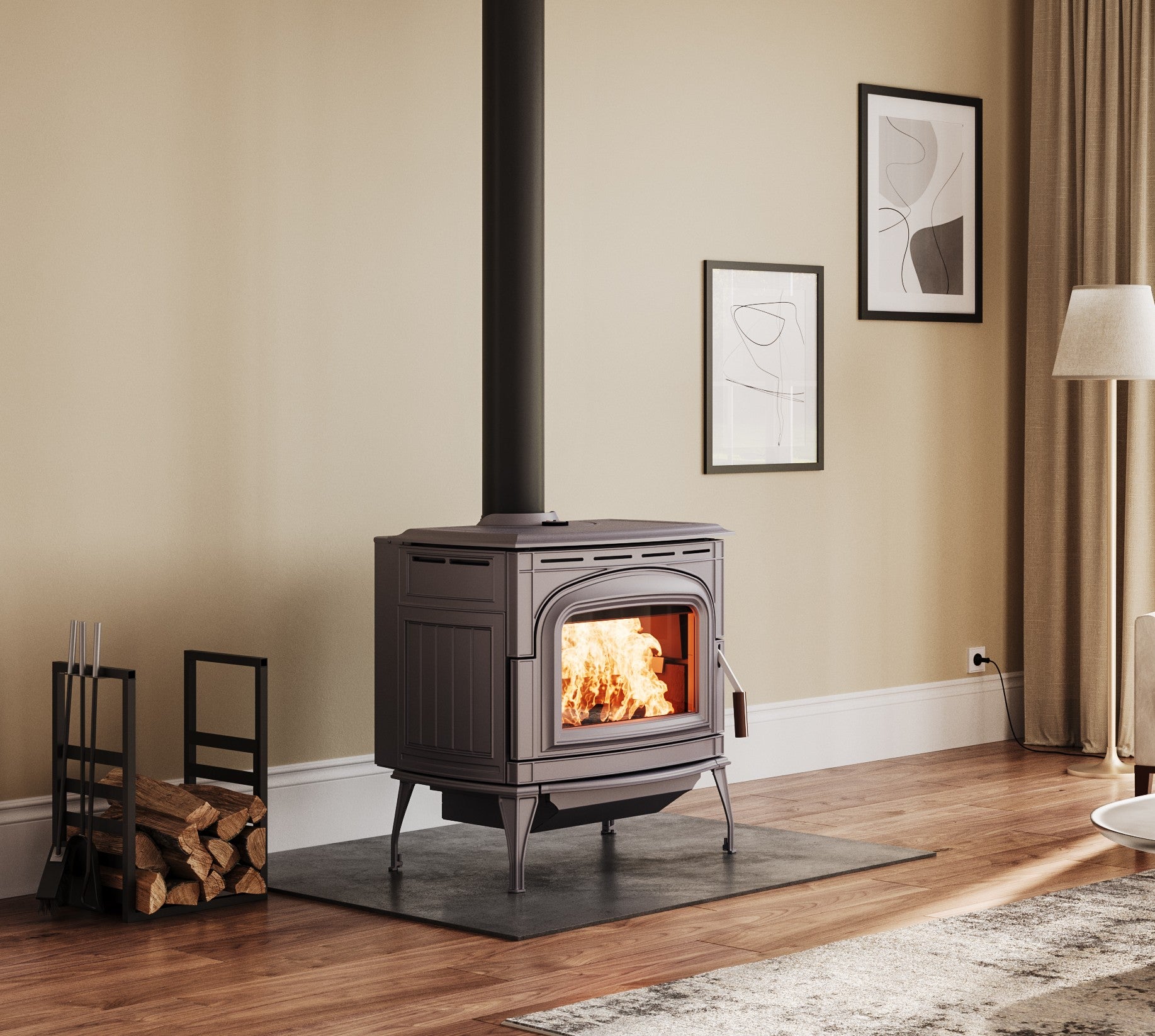 Blaze King Ashford 30.2 Chestnut Brown Enamel Wood Stove