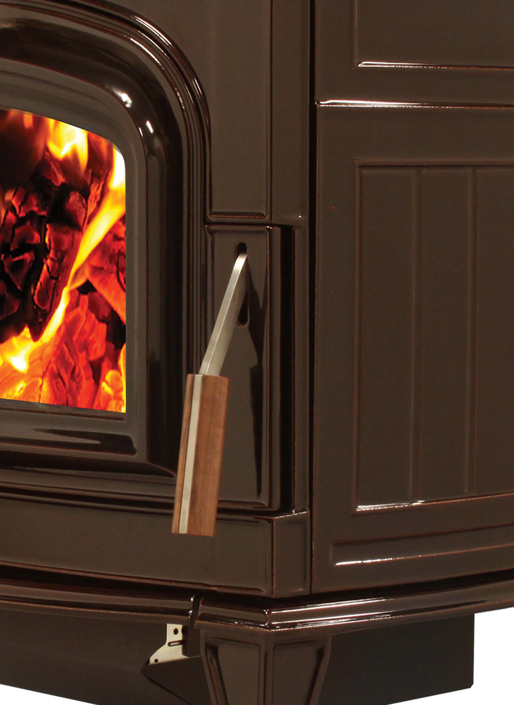 Blaze King Ashford 20.2 Chestnut Brown Enamel Wood Stove