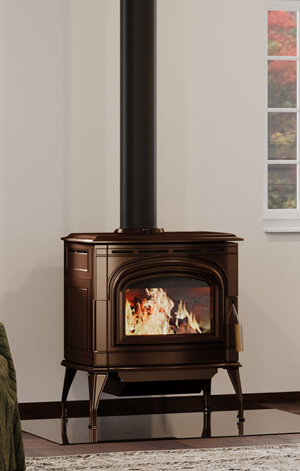 Blaze King Ashford 20.2 Chestnut Brown Enamel Wood Stove