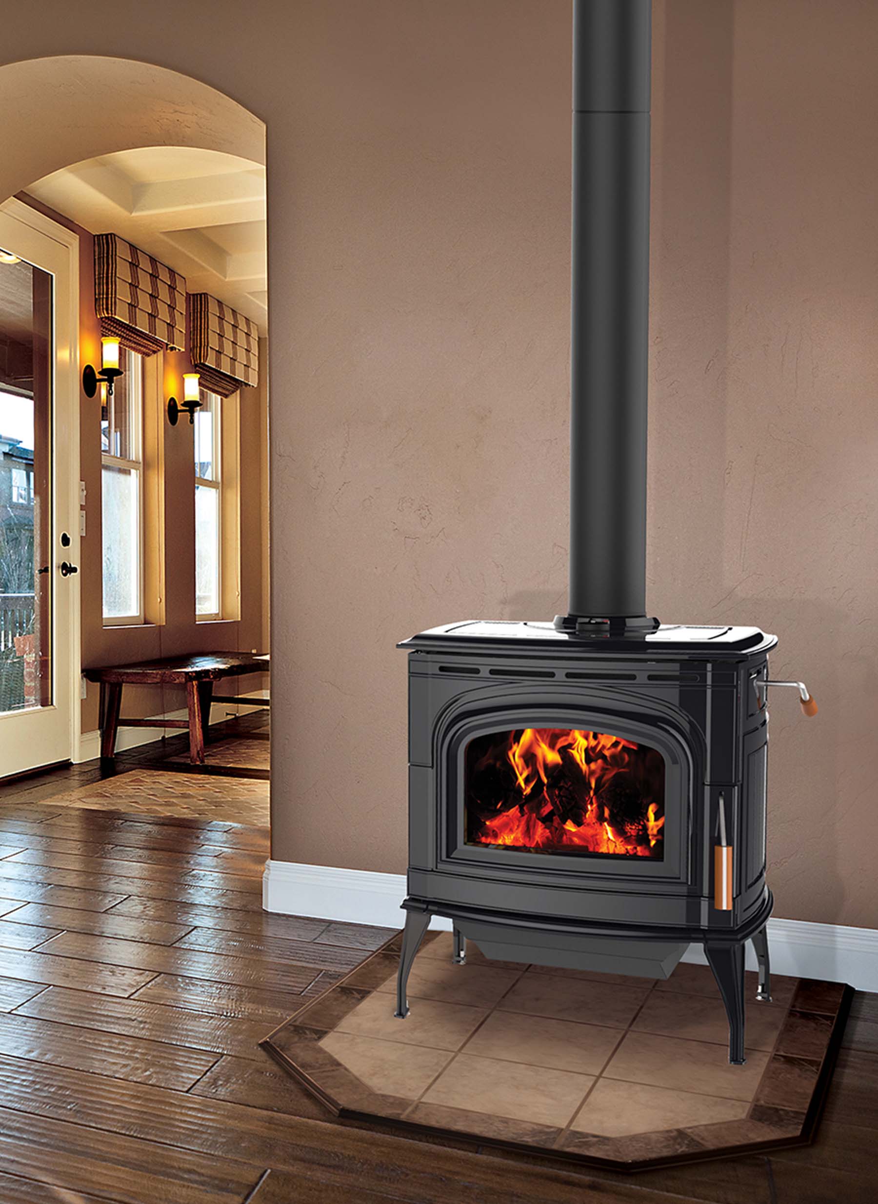 Blaze King Ashford 20.2 Metallic Black Wood Stove