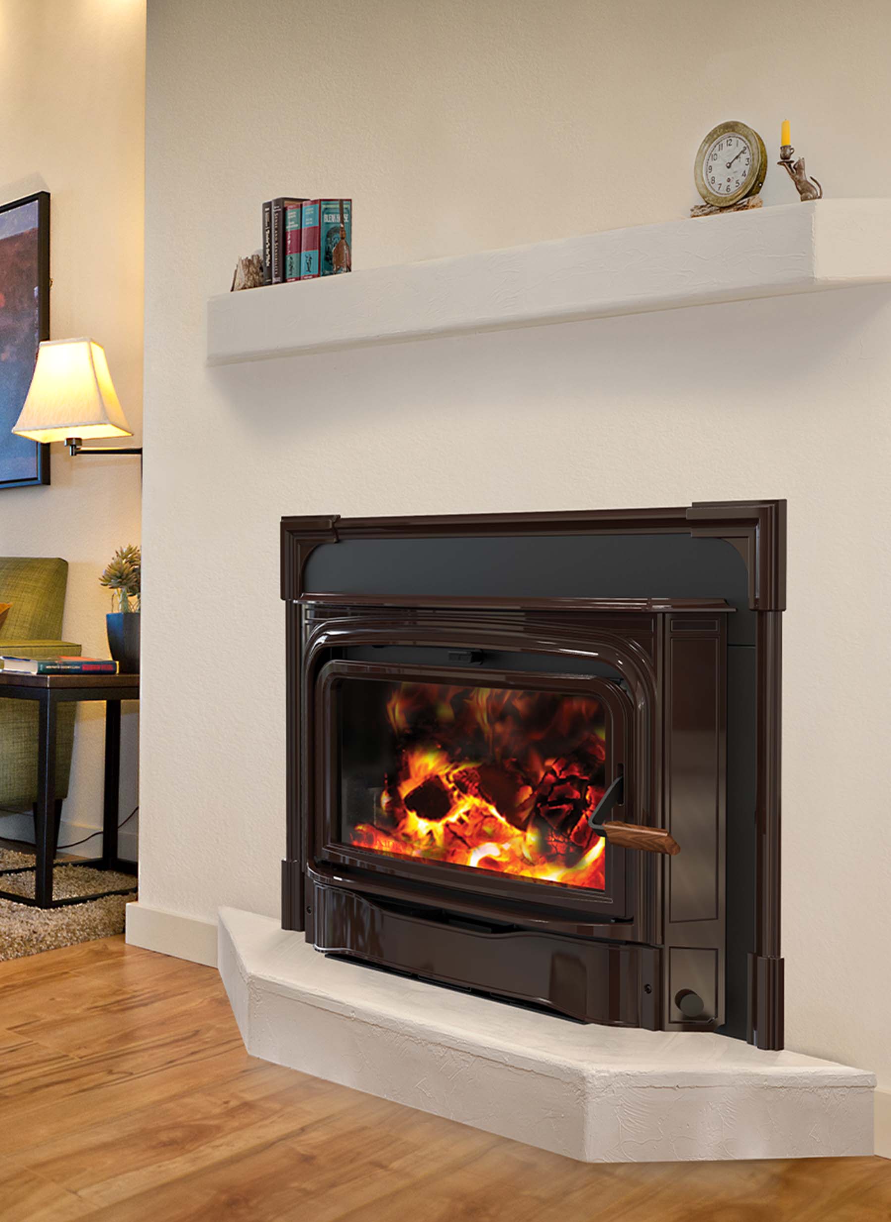 Blaze King Ashford 25 Chestnut Brown Enamel Wood Insert